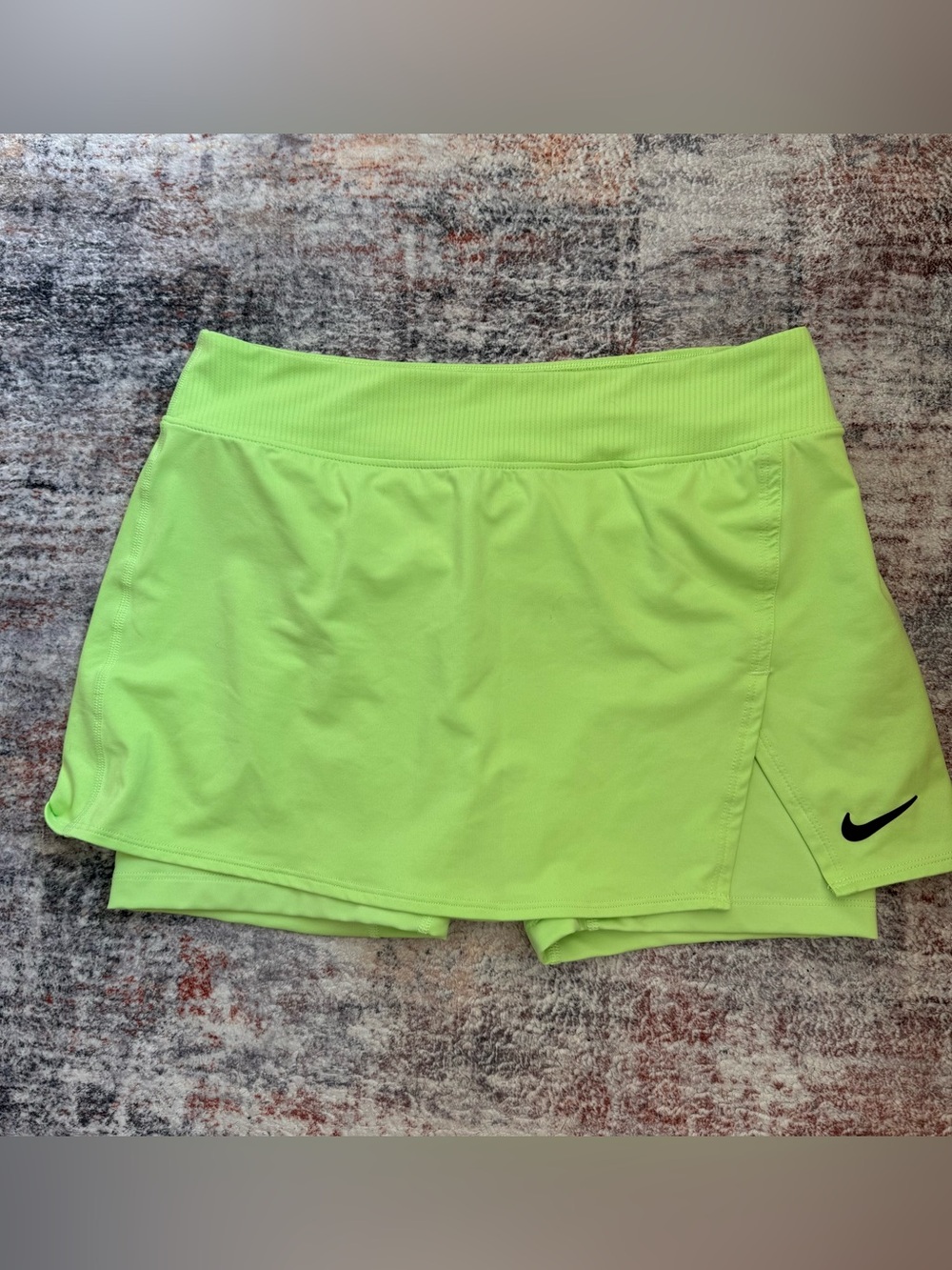 Nike Women's Bright Lime Green Athletic Skort